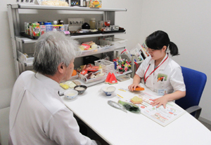 栄養指導は相談しやすい雰囲気を心がけています。